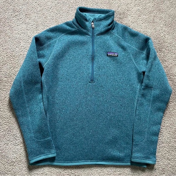 Patagonia Sweaters - Patagonia Women’s Teal Better Sweater 1/4-Zip Fleece